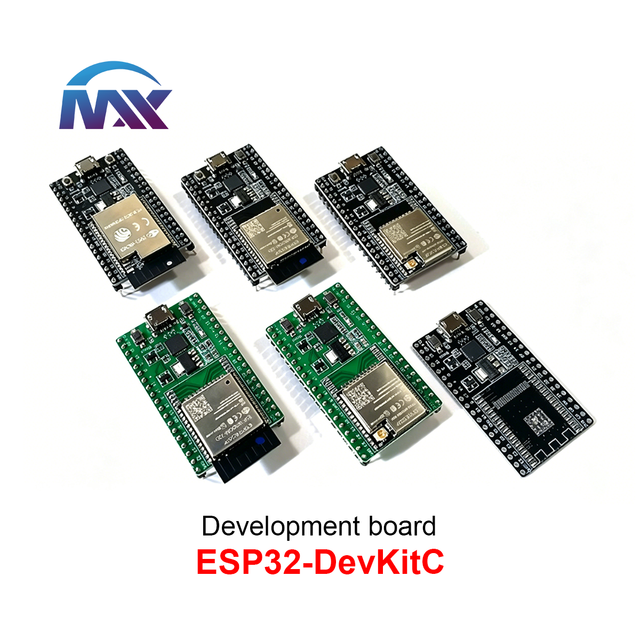 ESP32-DevKitC Development Board with CP2102/CH9102 Backplane WROOM-32D/32U/ROVER/B/IB WiFi Modules