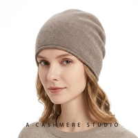 Gorro de Punto Jacquard 100% Lana de Cabra, Cálido para Invierno, Bordado Personalizado al por Mayor, Color Sólido, Unisex para Hombre y Mujer