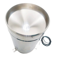 Pluviomètre à godet basculant tout en acier inoxydable avec enregistreur de données à impulsions RS485, résolution 0,1 mm, 0,2 mm, 0,5 mm