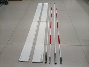 Antenne de volley-ball professionnelle de haute qualité, taille officielle, norme FIVB, en fibre de verre, avec poteau de marquage de filet, longueur personnalisable, découpe sur mesure - Product Image 5