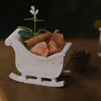 STONEKOCC Plateau à fruits irrégulier en travertin beige naturel de luxe, design traîneau, ornement décoratif pour la maison, le salon, le bureau, rangement de bureau