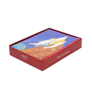 Religiöse Frohe Weihnachten Boxed Grußkarten Sets, Eco Freundliche Weihnachten Geschenk Karte mit Gold Folie und Prägen