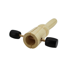 Tube sonore double rainuré en gros, instrument de percussion Orff, tube sonore en bois, jouet éducatif musical pour enfants - Product Image 4