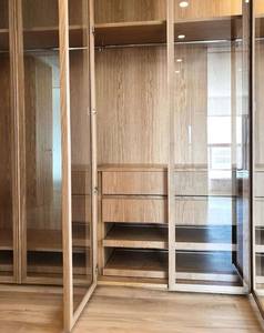 Prima Premium Walk in <strong>Wardrobe</strong> System All White Oak Engineered Wood Cabinetry Textured Shelf <strong>Inserts</strong> <strong>Wardrobe</strong> - Product Image 5