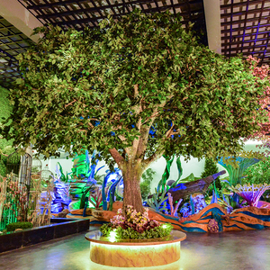 Nhà Máy Tùy Chỉnh Lớn Cây Giả Nhân Tạo Trang Trí Nội Thất Lớn Ficus Cây Nhân Tạo Cây Lớn Cho Trung Tâm/Nhà Hàng Trang Trí Ngoài Trời - Product Image 6