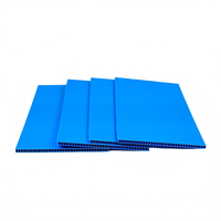 Feuille de plastique ondulé PP personnalisée avec différentes options d'épaisseur et de couleur pour l'emballage et l'impression