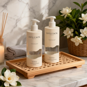Premium Design PET Cylinder <strong>Shampoo</strong> <strong>Bottle</strong> 300ml 500ml <strong>Refillable</strong> Hair Care Packaging Press Pump Sealing Factory Skin Care Serum - Product Image 4