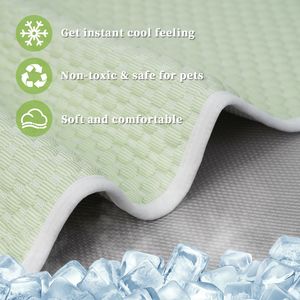 Wieder verwendbare Eisse ide Hund Selbst kühlende Matte Wasch bare Haustier Isomatte Decke Haustier Kühl matte für Hund Welpe Katze - Product Image 5