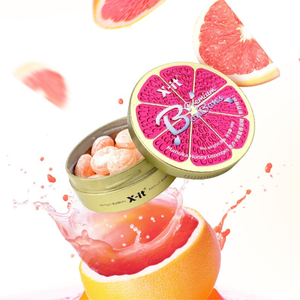 Moldes personalizados con caja de metal Manuka Honey Fruit Candy Vc Juice Flavored Candy Hard Candy - Product Image 1