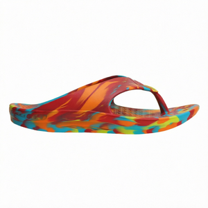 Chanclas estampadas para hombre, sandalias de playa con punta abierta, ligeras, para verano y exteriores - Product Image 1
