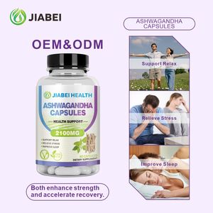 תוספת יצרן Aashwagandha אישית קפסולות צמחי מרפא צמחוניים למבוגרים שיפור איכות שינה - Product Image 2