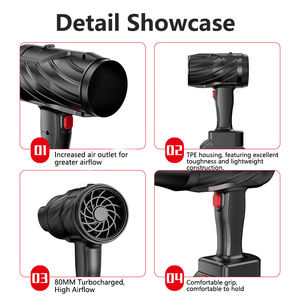 Soprador de Poeira Elétrico Portátil OEM com Velocidades Ajustáveis, Alta Eficiência e Sem Fio - Product Image 5