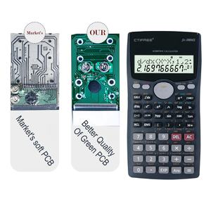 Calculatrice scientifique FX-100MS multifonctionnelle portative pour les étudiants Affichage à 2 lignes Plastique scolaire à piles - Product Image 2