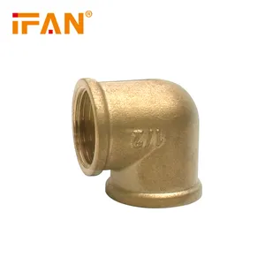 High Quality China Manufacture Price 1/2-2 Inches 01 Series Brass Pipe Fitting Female Elbow For Plumbing
