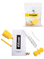 Kit de purge d'huile de frein RIDERACE bouchon d'huile d'entonnoir pour Shimano ensemble d'outils de purge de frein à disque hydraulique vtt outils de réparation de vélo de route
