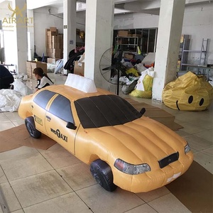 Modèle de taxi de <span class=keywords><strong>New</strong></span> <span class=keywords><strong>York</strong></span>, voiture gonflable personnalisée pour la publicité extérieure - Product Image 1