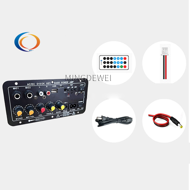 New Amplifier Board Audio blueteeth Amplificador USB dac FM radio TF Player Subwoofer DIY Amplifiers