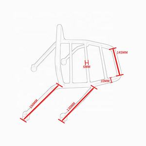 แร็คท้ายรถมอเตอร์ไซค์ XXUN สำหรับ <span class=keywords><strong>Honda</strong></span> CT125 <span class=keywords><strong>CT</strong></span>-<span class=keywords><strong>125</strong></span> <span class=keywords><strong>CT</strong></span> <span class=keywords><strong>125</strong></span> Hunter Cub ปี 2020 2021 2022 2023 - Product Image 5