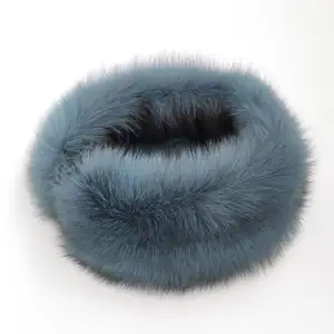 Fluffy Stirnband Damen Dicke warme Kopf bedeckung Pelz Winter Pelz Stirnband Frauen für Mantel Set