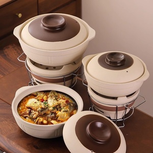 Olla de carbón comercial estilo antiguo, resistente a altas temperaturas, estilo chino, olla universal para guisos y tripas de res - Product Image 4