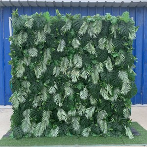 GJ-WA824 Mur de fleurs artificielles 3D en rouleau pour décoration de mariage, toile de fond de simulation de plantes, vente en gros - Product Image 4