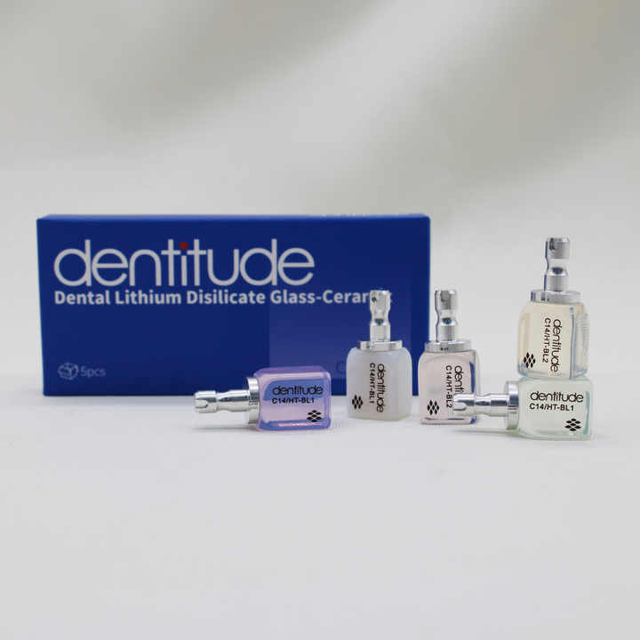Dentitude Amber Color Lithium Disilicate Cad/cam Blocks Crystal Amber ...