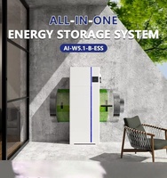 Batterie Deye AI-W5.1-B-ess, système de stockage d'énergie solaire tout-en-un, batterie au lithium Lifepo4 51.2V 100Ah