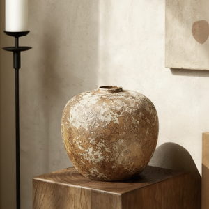 <span class=keywords><strong>Vase</strong></span> en céramique vintage artisanal <span class=keywords><strong>de</strong></span> grande taille, style Wabi-Sabi rustique Zen, pièce décorative, <span class=keywords><strong>vase</strong></span> en terre cuite, arrangement floral artisanal, hôtel - Product Image 3