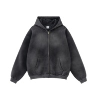 Automne et hiver marque de mode américaine à faire vieux plus polaire cardigan à capuche hommes tout manteau haut