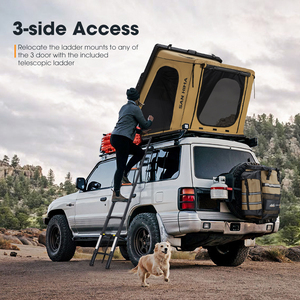 San Hima Nhanh Chóng Thiết lập Không Thấm Nước 4WD Cứng Shell Roof Top Lều 4x4 Cắm Trại Hardshell Trên Mái Nhà Lều Trong Xây Dựng LED Thanh Ánh Sáng - Product Image 5