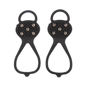 Crampons antidérapants à 5 dents pour chaussures, pour la randonnée, la neige, les voyages en plein air, avec 5 pointes métalliques, taille unique, convient à la plupart des modèles - Product Image 5