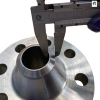 Bride de tuyauterie industrielle DN32 PN16 RF/FF/RTJ, traitement de surface, certifiée ISO 9001, bride WN en acier au carbone EN1092-1 S235JR