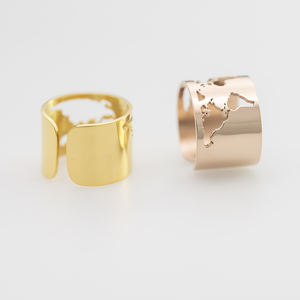 <span class=keywords><strong>Monde</strong></span> Anneau Bisuteria De acero Por Maire Schmuck Bijoux Réglable Anneau Bijoux pour Femmes Productos Novedosos <span class=keywords><strong>2021</strong></span> Anillos - Product Image 5