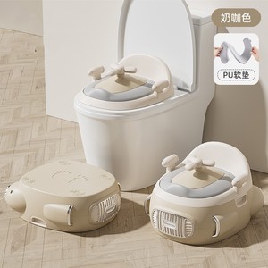 Xách Tay Bé Bô Đào Tạo Ghế Đa Chức Năng Nhà Vệ Sinh Trẻ Em Nồi Cô Gái Cậu Bé Bô Trẻ Em Ghế Nhà Vệ Sinh Nhựa 2in1potty Đào Tạo - Product Image 2