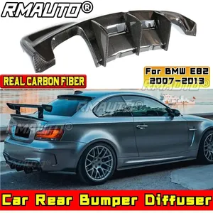 ดิฟฟิวเซอร์กันชนหลัง E82 คาร์บอนไฟเบอร์แท้ สไตล์ MP ชุดแต่งลิ้นกันชนหลัง สำหรับ BMW E82 2007-2013 อุปกรณ์ตกแต่งรถยนต์ - Product Image 1