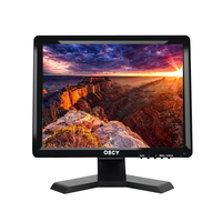 Monitor Desktop LED TFT Industri OSCY 15 Inci dengan Speaker Terintegrasi, Opsi Sentuh 4/5-Kabel, 720P/1080p, 120% SRGB, Garansi 1 Tahun