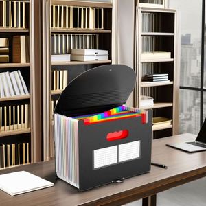 Vente flash - Boîte de classement accordéon A4 de haute qualité, extensible, pour documents et dossiers de grande capacité - Product Image 3