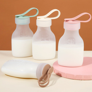 Sacs de conservation du lait maternel en silicone, 240 ml, hermétiques, portables, pour la congélation et la conservation du lait maternel - Product Image 2
