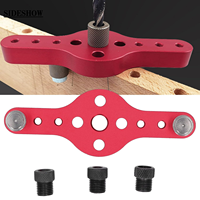Guide de perçage auto-centrant pour le travail du bois, gabarit vertical pour trous de poche et emboîtements 6/8/10mm