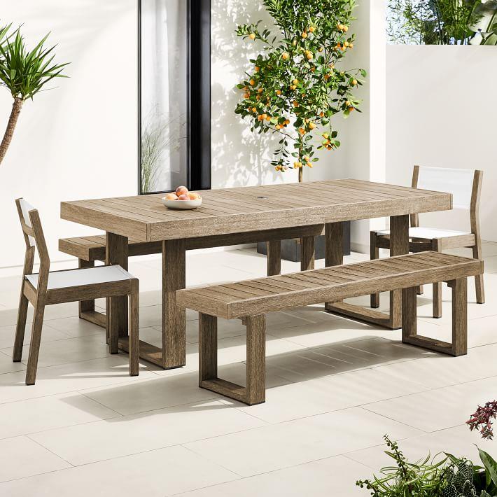Custom garden outdoor chair furniture set all weather teak wooden dining table