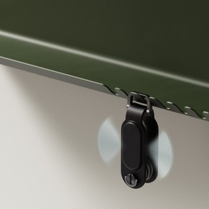Organisateur de clés anti-perte avec fonction de suivi intégrée, matériau PU recyclable, porte-clés en métal compatible avec l'application Localiser - Product Image 3
