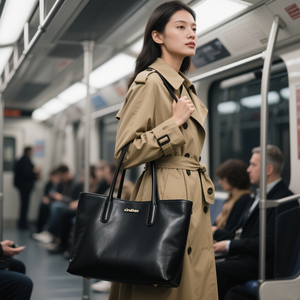 Sacs fourre-tout pour femmes en cuir végétalien de haute qualité pour usage quotidien Shopping Fabricant professionnel sur mesure respectueux de l'environnement - Product Image 3