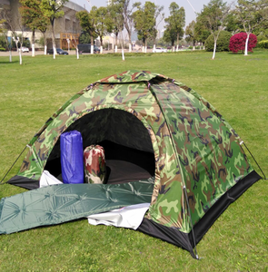 Tente de camping pliable camouflage pour une personne, idéale pour la randonnée, la plage et les activités de plein air – Nouveauté très prisée - Product Image 1