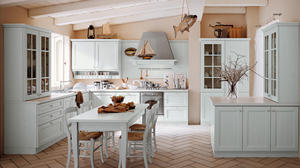 Juego de armario de cocina moderno YK Diseño de madera elegante con estética rústica funcional para una cocina elegante - Product Image 2