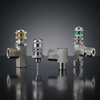 Soupape de sécurité proportionnelle en acier inoxydable 1/2 1/4, 6000 psi, réglable, à ressort, pour processus hydrauliques, pétroliers et gaziers