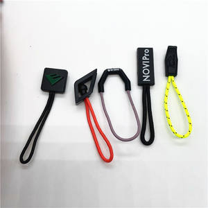 Fabrication de haute qualité directement vente logo en relief durable personnalisé extracteur de <span class=keywords><strong>fermeture</strong></span> <span class=keywords><strong>éclair</strong></span> en cuir PU pour <span class=keywords><strong>curseur</strong></span> en cuir - Product Image 2