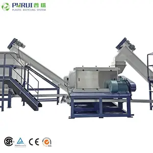 PURUI pp pe plastic film waste recycling washing machine/line price