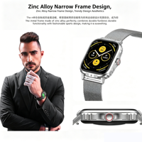 Reloj Inteligente para Exteriores con Monitor de Ritmo Cardíaco, Brújula, Respuesta a Llamadas, Resistente al Agua IP65, Control por Gestos, Llamadas Telefónicas Digitales