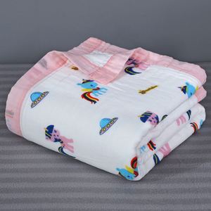 Wholesale Custom Pattern Solid Cotton Muslin <b>Blanket</b> for <b>Baby</b> - Product Image 2