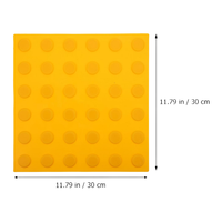 Dalles de pavage tactiles en polymère composite avec dôme tronqué et bandes directionnelles, surface antidérapante pour aveugles